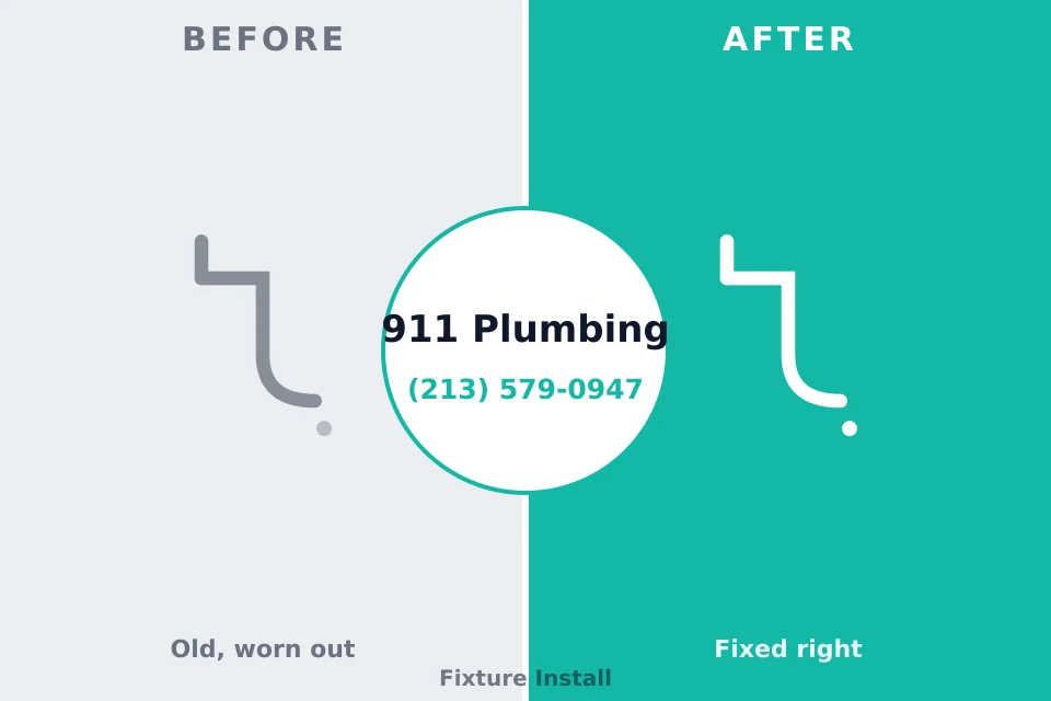 Before and after: plumbing repair Glendale, MS